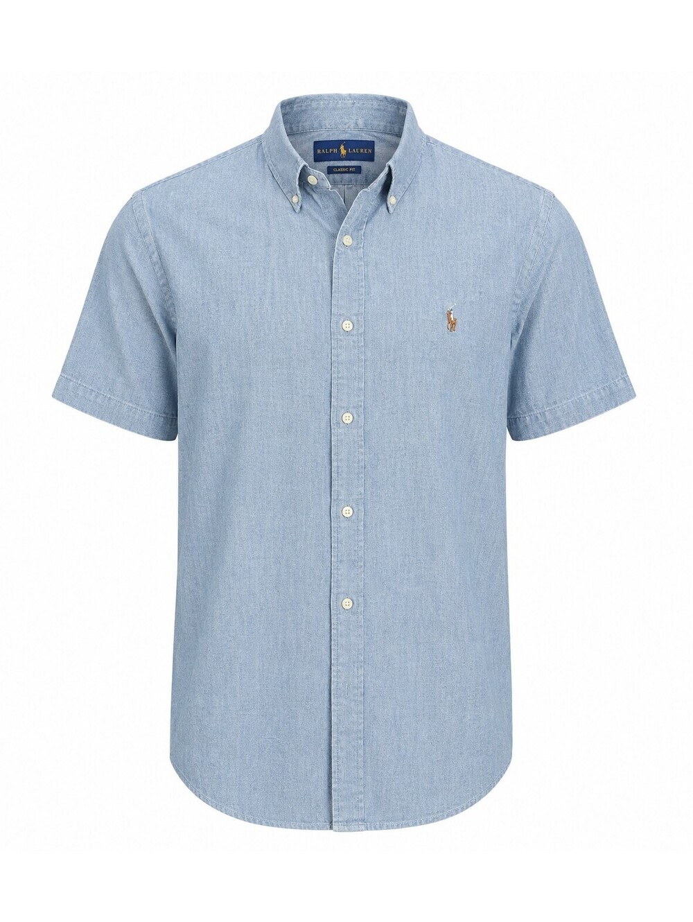 Polo Ralph Lauren Classic Fit Short Sleeve Button Down Chambray Shirt 2XL